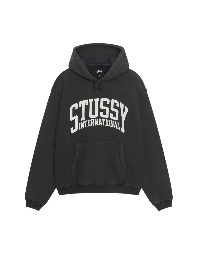 Худи Stussy Relaxed International Hoodie — изображение 1 из 2, черный