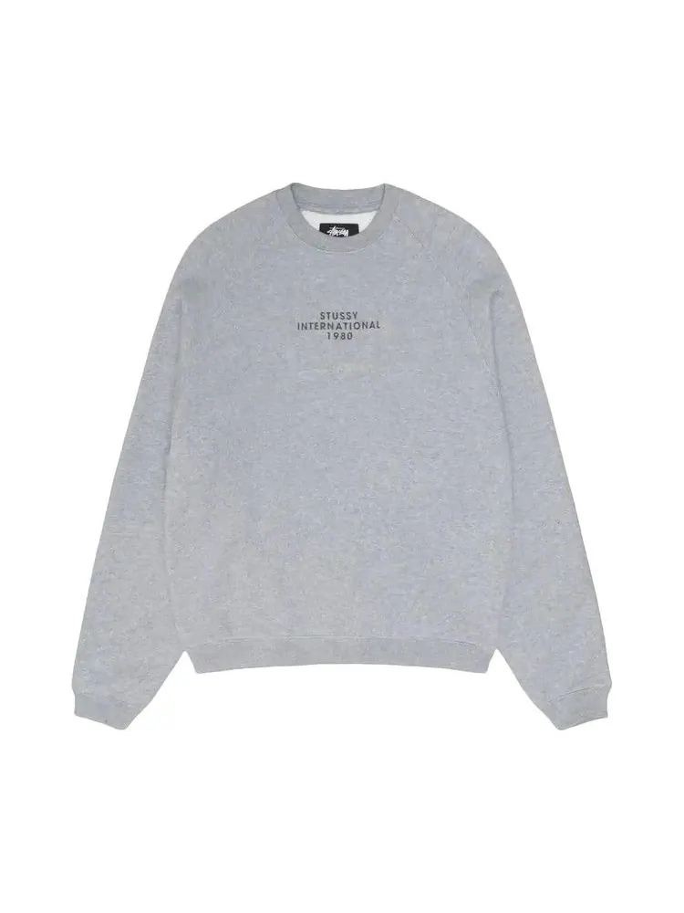 Свитер Stussy Raglan Sleeve Crew — изображение 1 из 2, серый