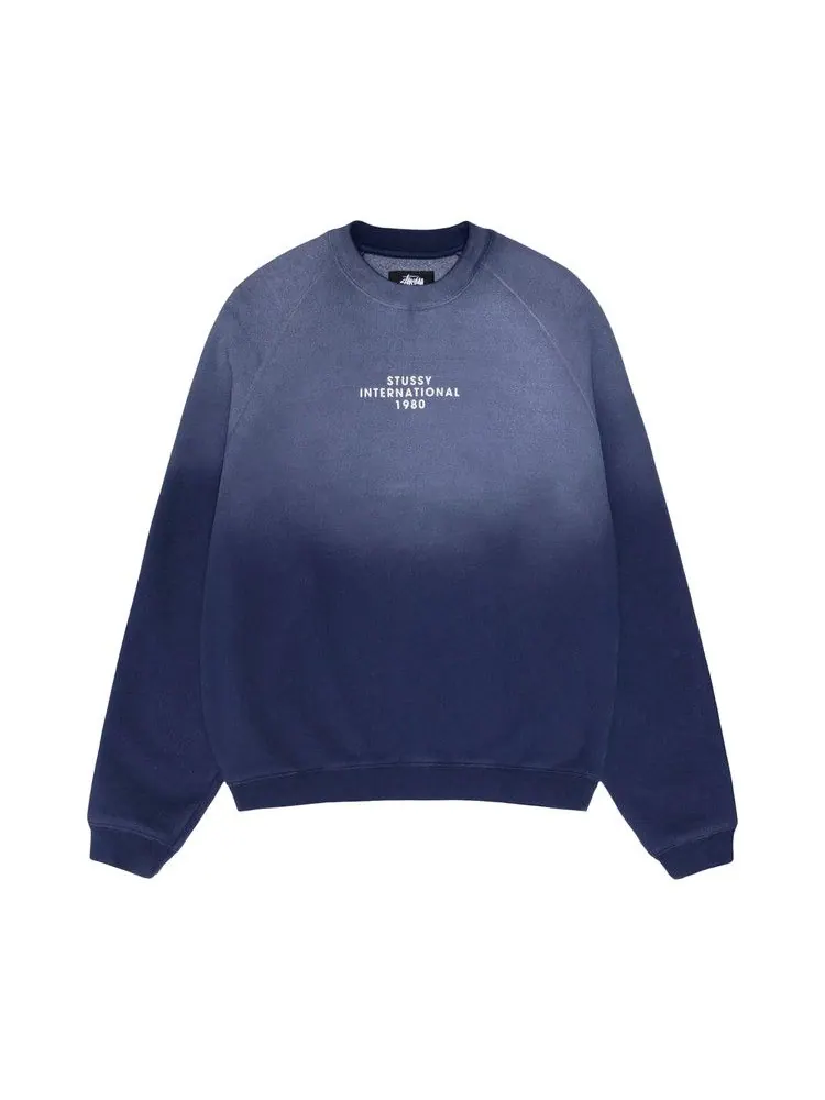 Свитер Stussy Raglan Sleeve Crew — изображение 1 из 2, темно-синий