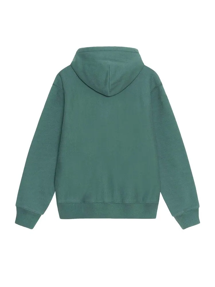 Худи Stussy Satin Patch Oversized Hoodie Green — изображение 2 из 2, зеленый