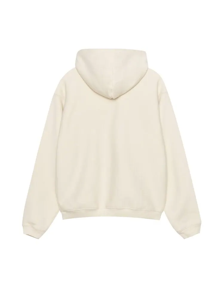 Худи Stussy Outline Zip Hoodie — изображение 2 из 2, бежевый