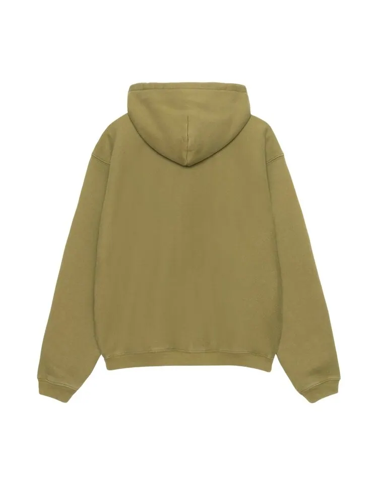 Худи Stussy Outline Zip Hoodie — изображение 2 из 2, зеленый
