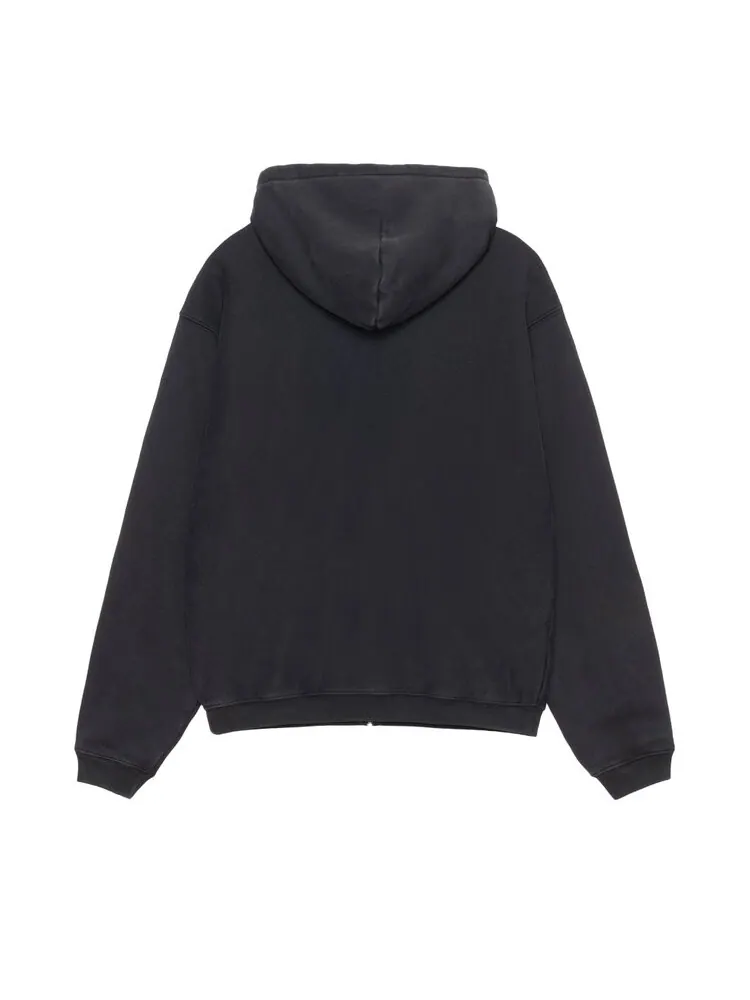 Худи Stussy Outline Zip Hoodie — изображение 2 из 2, черный