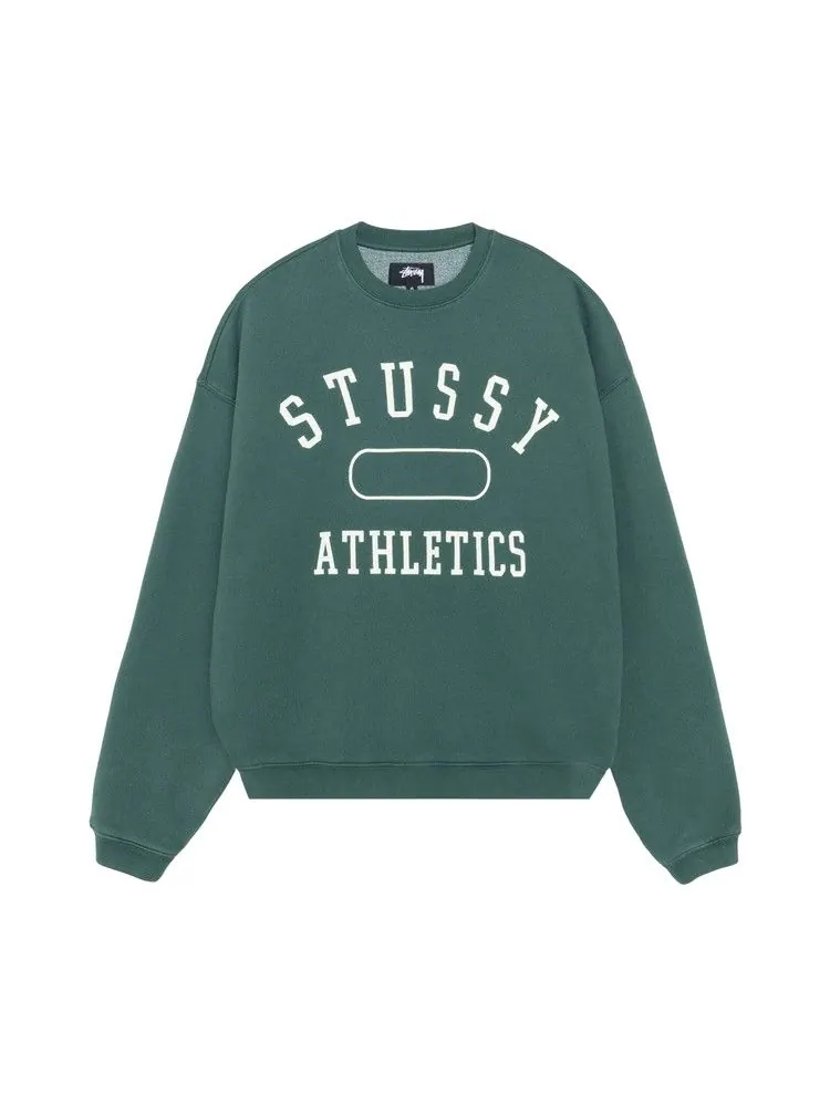 Свитер Stussy Athletics Crew — изображение 1 из 2, папоротник