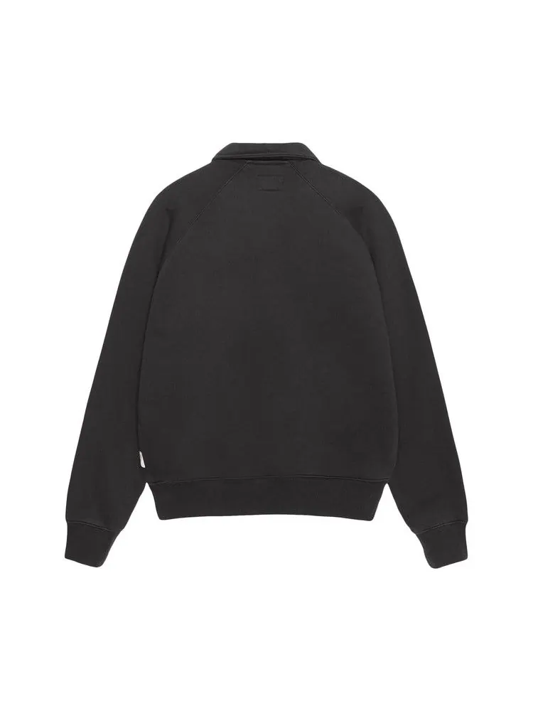 Толстовка Stussy Relaxed Half Zip — изображение 2 из 2, черный