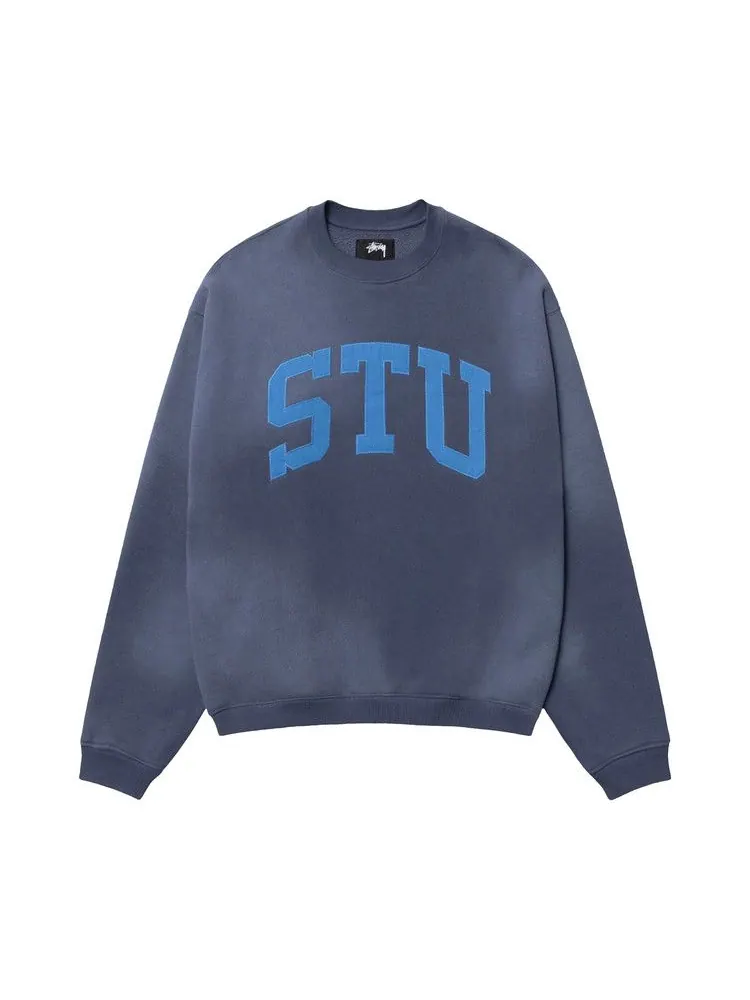 Свитер Stussy Stu Appliqué Crew — изображение 1 из 2, синий