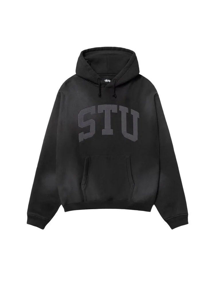 Худи Stussy Stu Appliqué Hoodie — изображение 1 из 2, черный