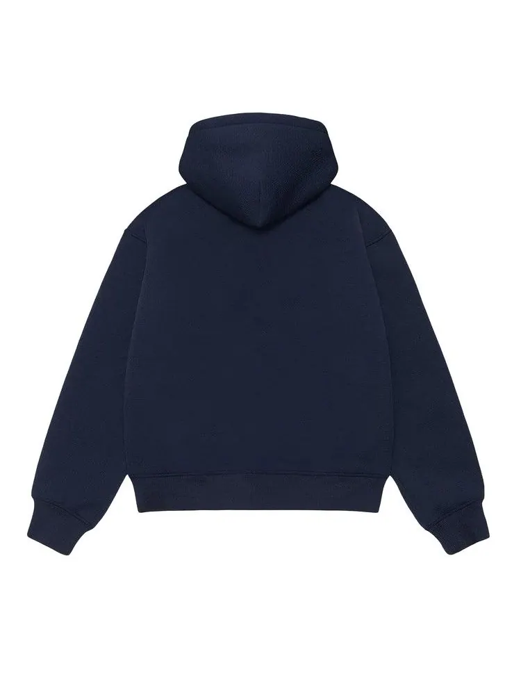 Худи Stussy Bonded Sherpa Hoodie — изображение 2 из 2, синий