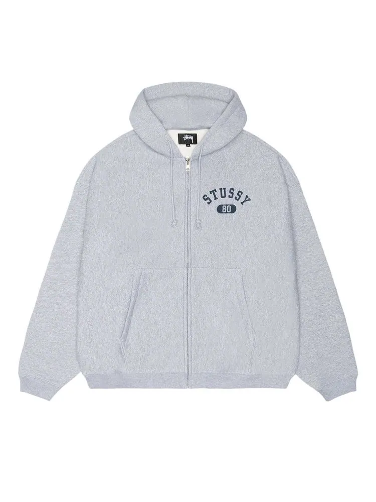 Худи Stussy Varsity Zip Hoodie — изображение 1 из 2, серый