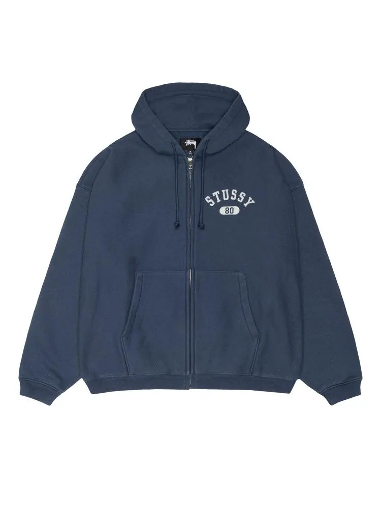 Худи Stussy Varsity Zip Hoodie — изображение 1 из 2, темно-синий