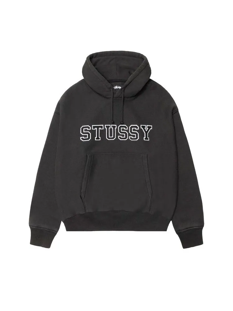 Худи Stussy Felt Applique Hoodie — изображение 1 из 2, черный