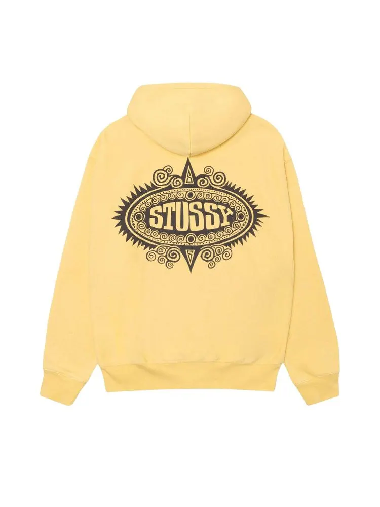 Худи Stussy Mantra Zip Hoodie — изображение 2 из 2, желтый