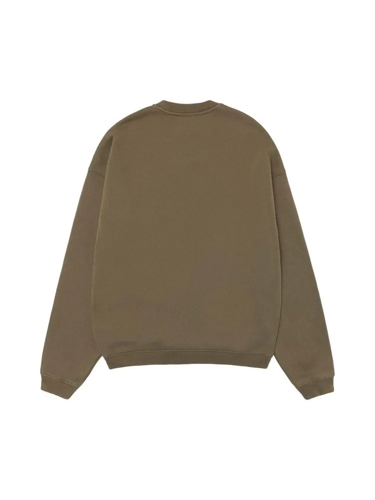 Свитер Stussy State Crew — изображение 2 из 2, оливковый