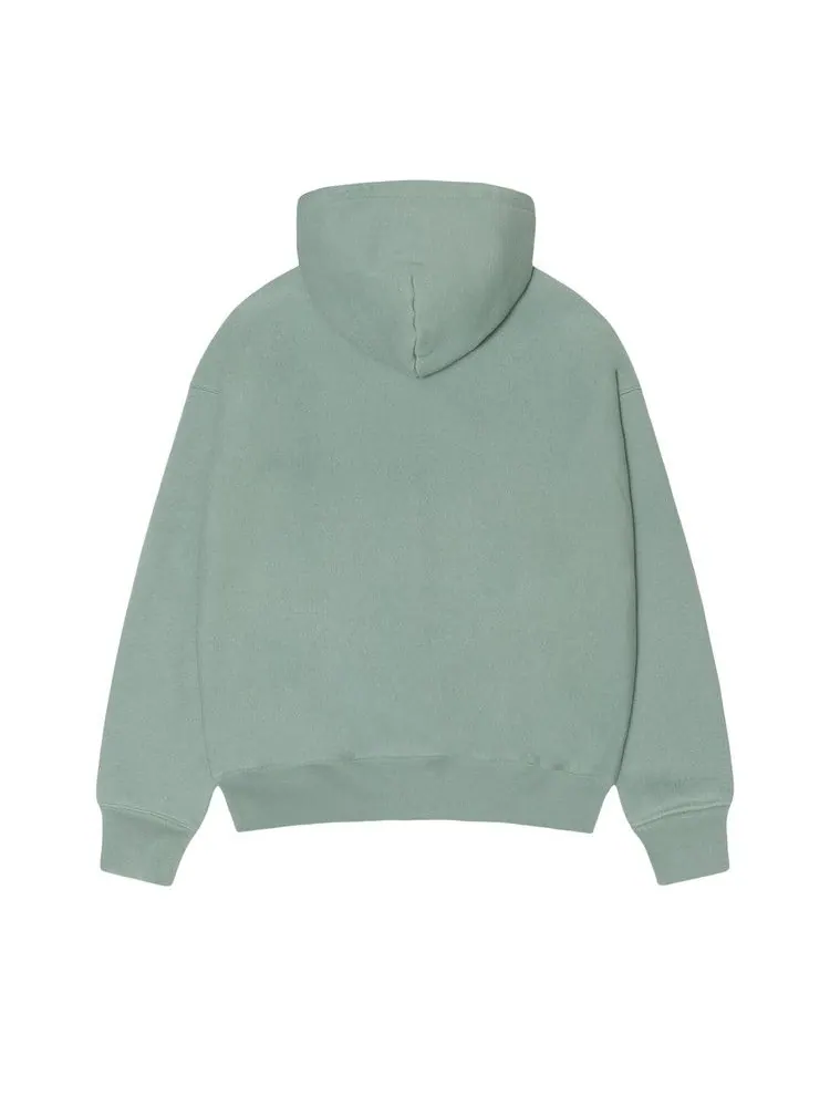 Худи Stussy Established Zip Hoodie — изображение 2 из 2, серый зеленый