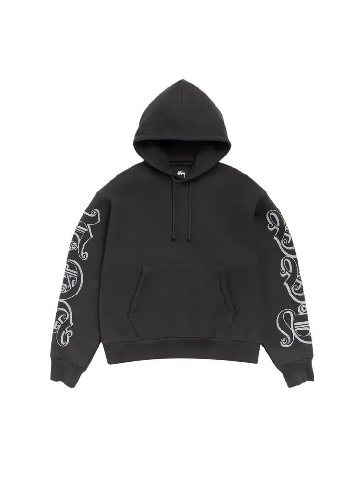 Худи Stussy с принтом в виде мотивов — изображение 1 из 2, черный