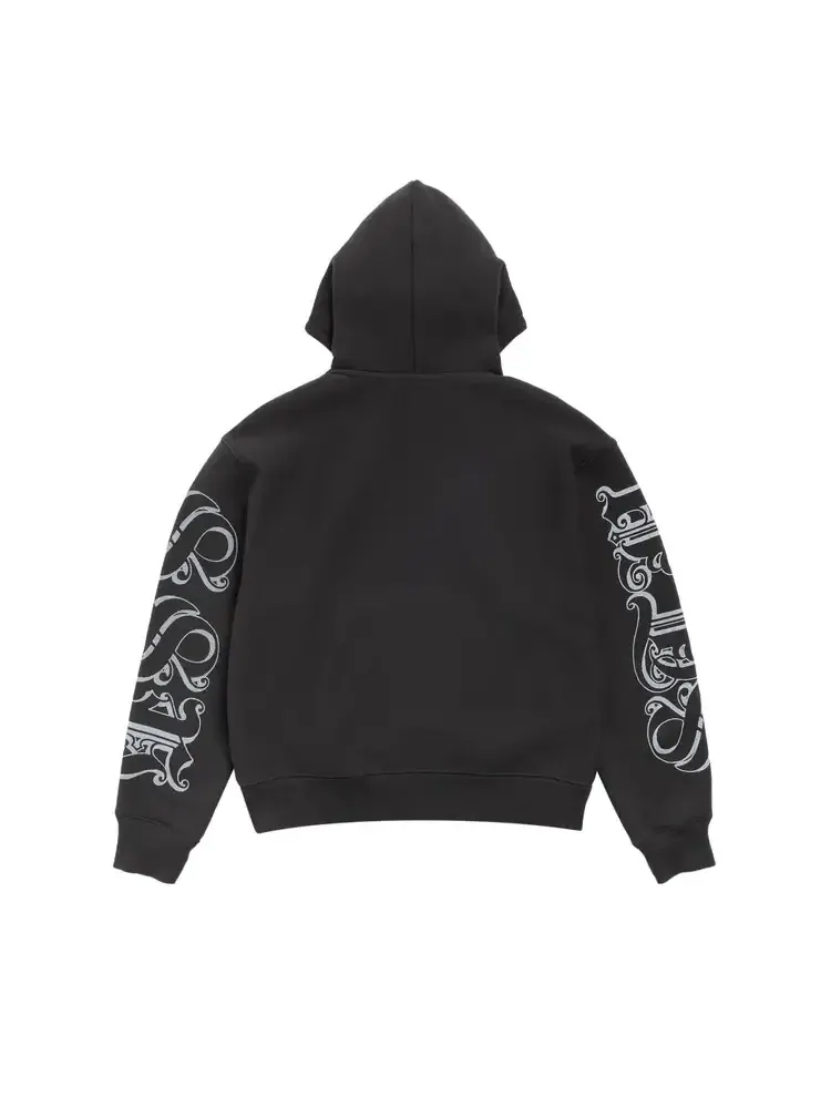 Худи Stussy с принтом в виде мотивов — изображение 2 из 2, черный
