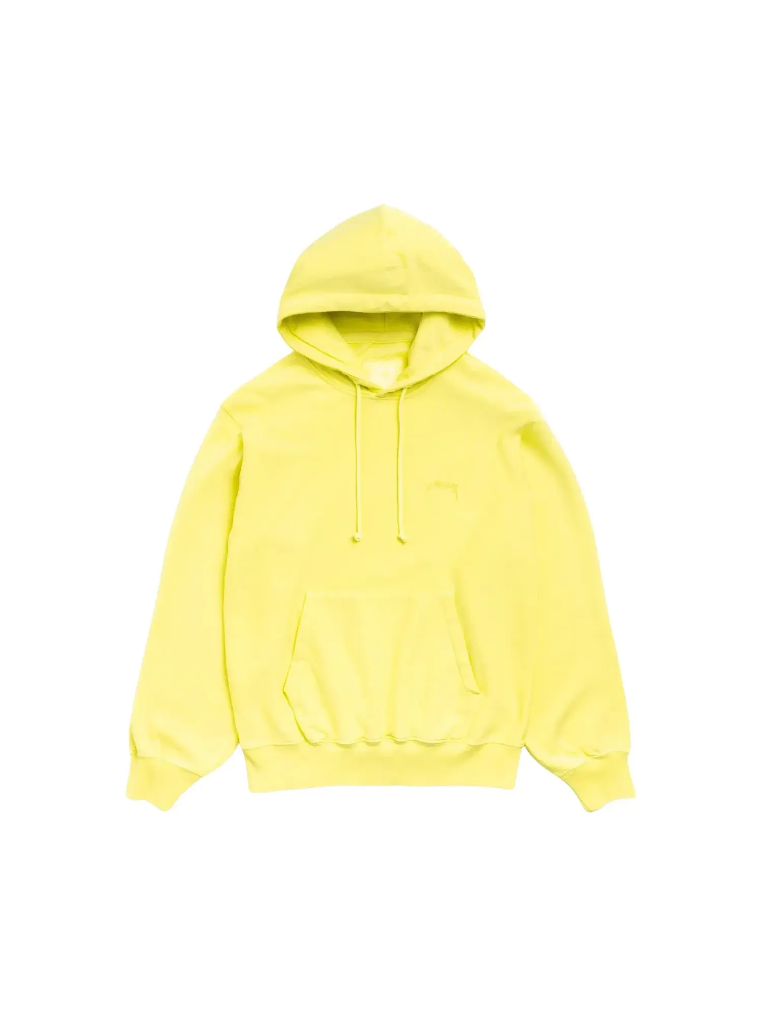 Легкая махровая толстовка Stussy — изображение 1 из 2, желтый
