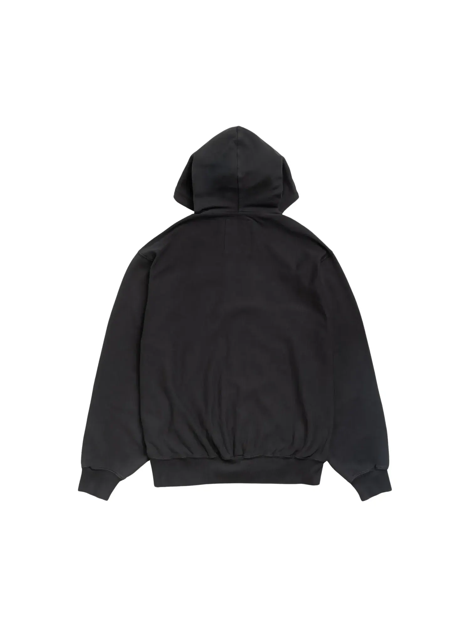 Легкая махровая толстовка на молнии Stussy — изображение 2 из 2, черный