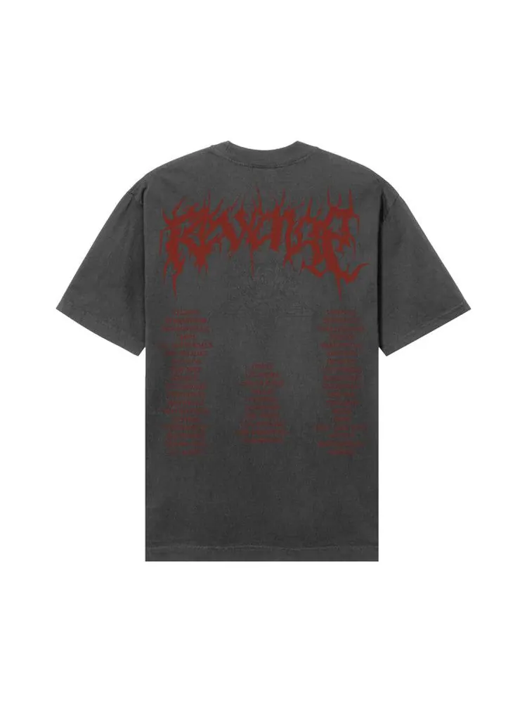 Футболка Revenge Metal Tour Tee — изображение 2 из 2, винтажный черный/красный
