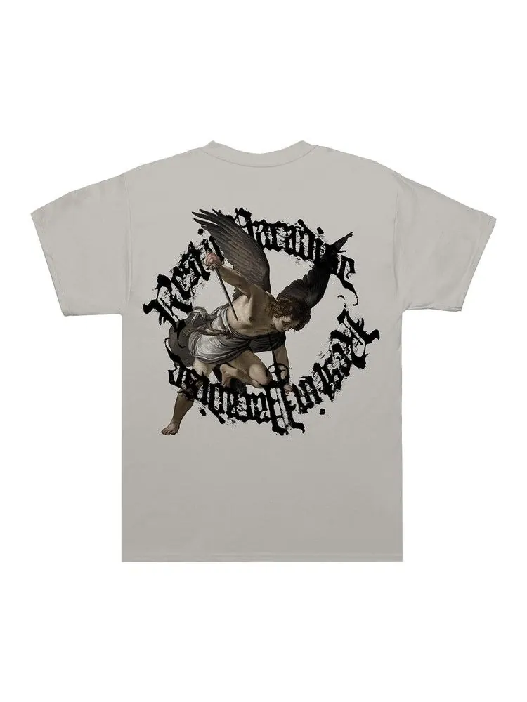 Футболка Revenge St. Michael Tee — изображение 2 из 2, цементный
