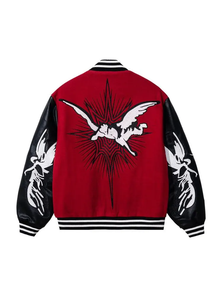 Куртка Revenge x Kosuke Kawamura Embroidered Varsity Jacket — изображение 2 из 2, красный