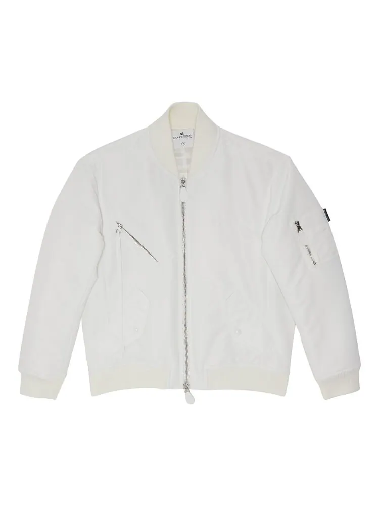 Куртка Courrèges Cocoon Nylon Bomber Jacket — белый