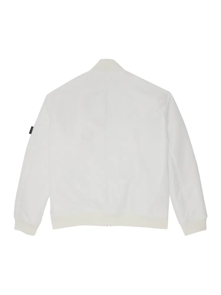 Куртка Courrèges Cocoon Nylon Bomber Jacket — изображение 2 из 3, белый