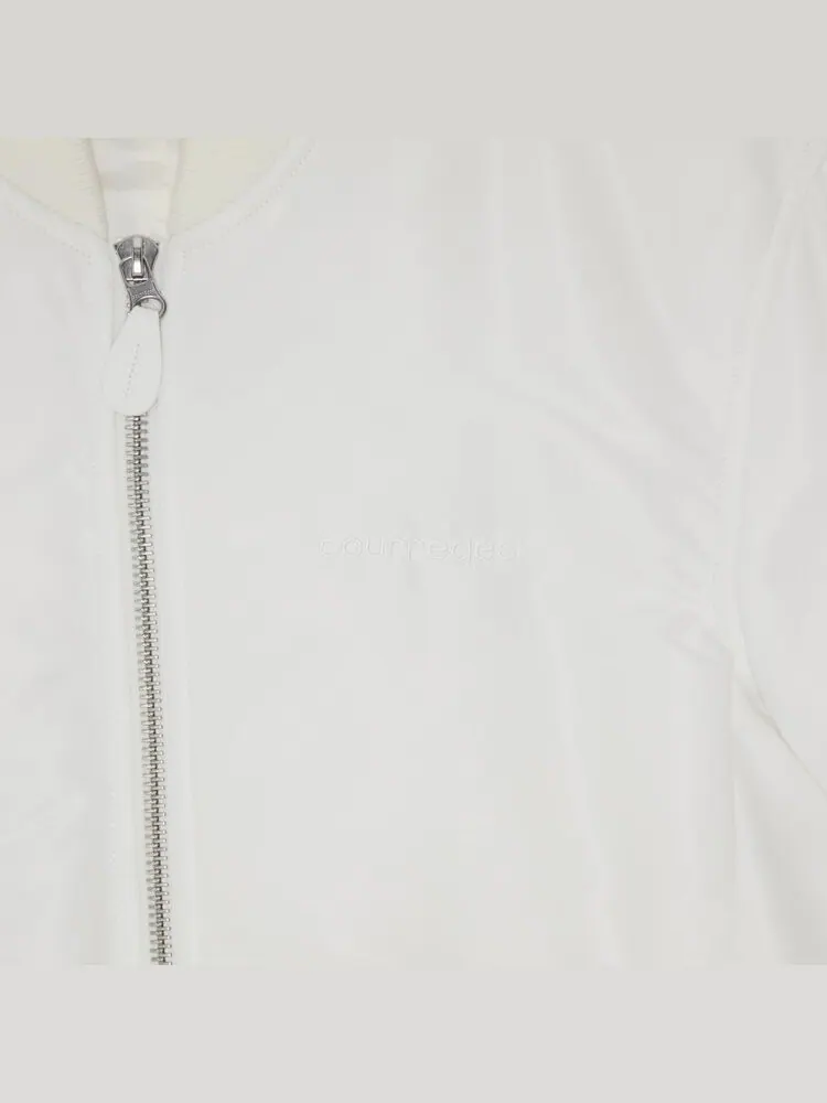 Куртка Courrèges Cocoon Nylon Bomber Jacket — изображение 3 из 3, белый