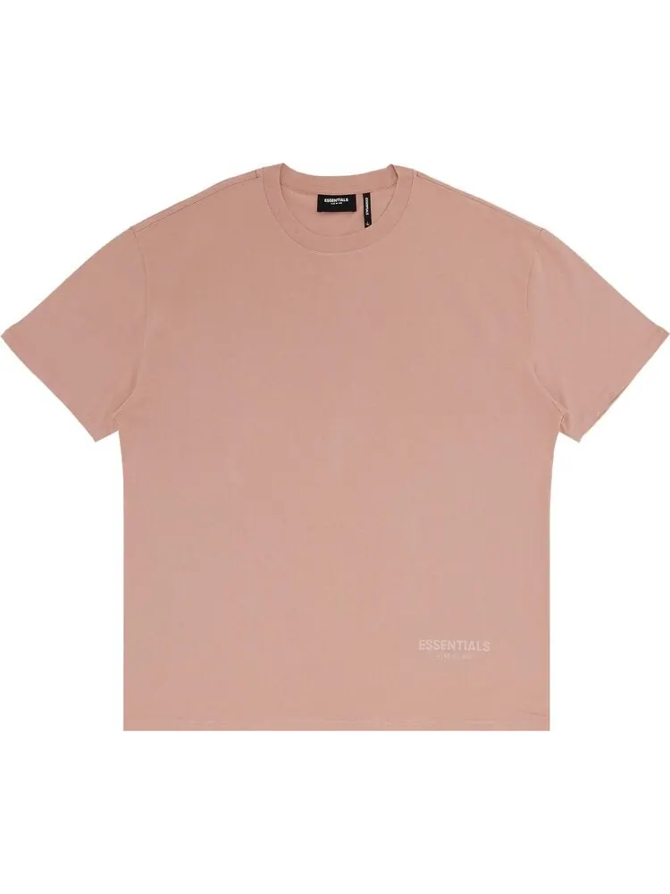 Футболка Fear of God Essentials 3M Logo Boxy T-Shirt 'Blush' — розовый