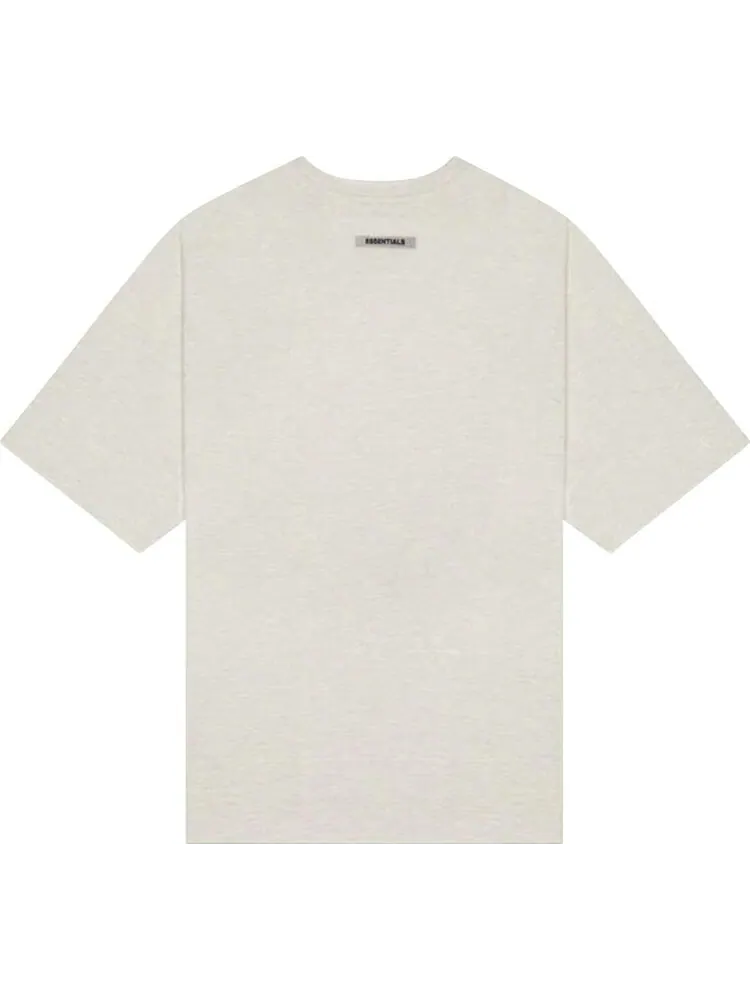 Футболка Fear of God Essentials T-Shirt 'Oatmeal' — изображение 2 из 2, серый