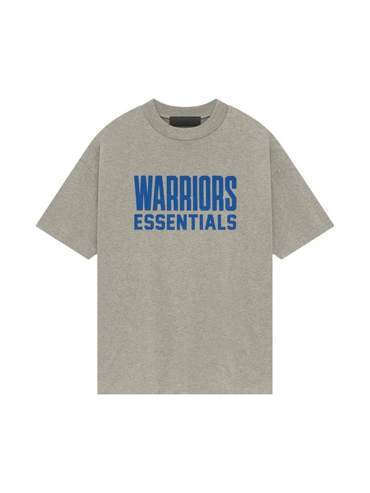 Футболка Fear of God Essentials x NBA Golden State Warriors Tee — изображение 1 из 2, серый синий