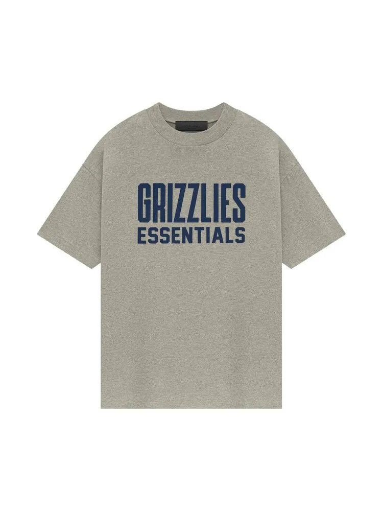 Футболка Fear of God Essentials Grizzlies Tee, Warm Heather — изображение 1 из 2, серый