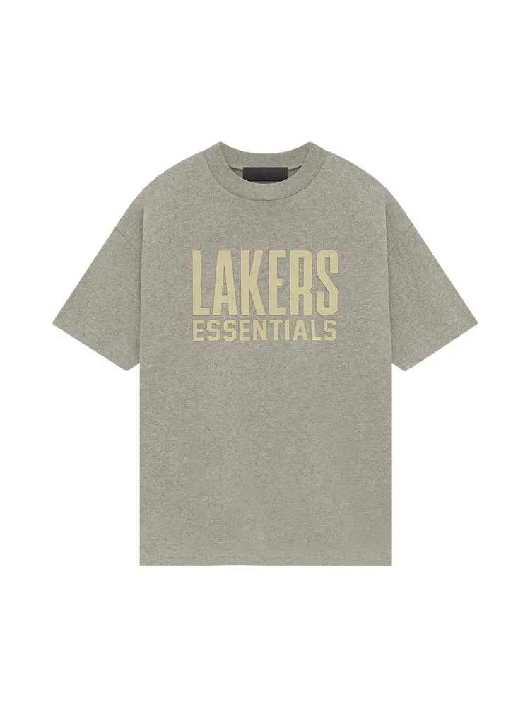 Футболка Fear of God Essentials x NBA Los Angeles Lakers Tee — изображение 1 из 2, серый
