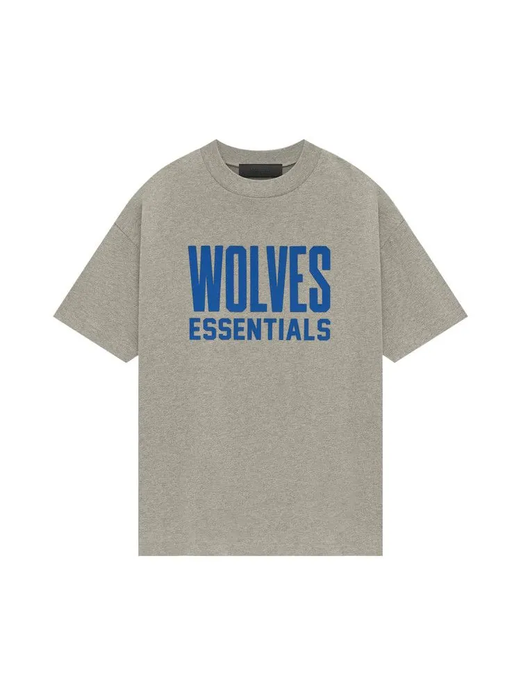 Футболка Fear of God Essentials x NBA Minnestota Timberwolves Tee — изображение 1 из 2, серый синий