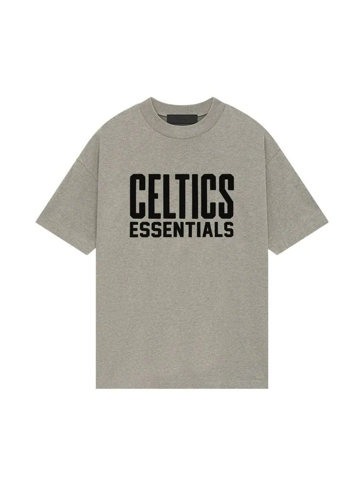 Футболка Fear of God Essentials x NBA Celtics Tee, Warm Heather — изображение 1 из 2, серый