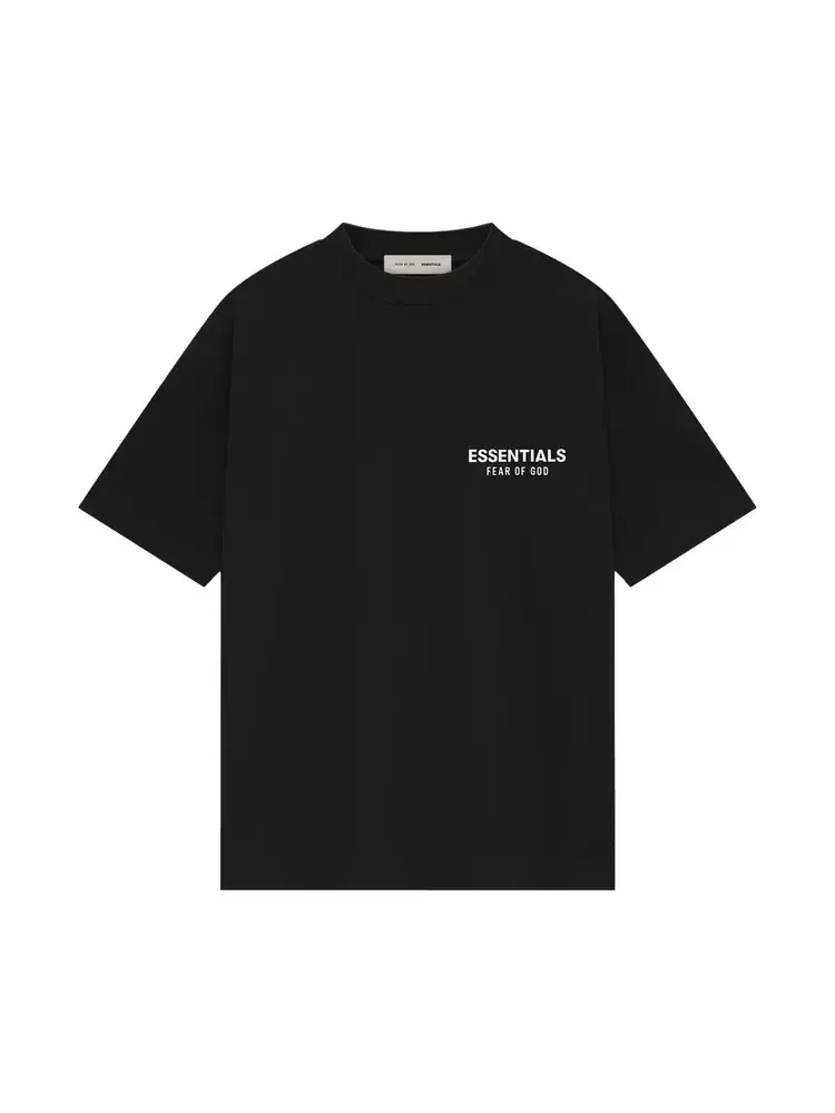 Классическая футболка с коротким рукавом Fear of God Essentials — изображение 1 из 2, черный