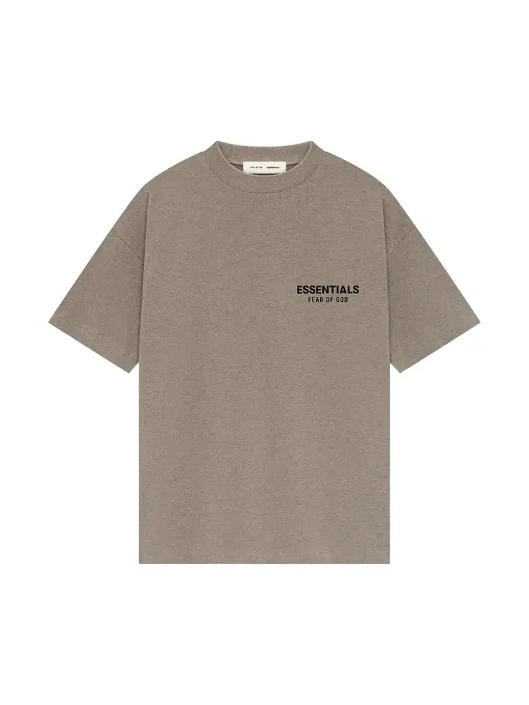 Классическая футболка с коротким рукавом Fear of God Essentials — изображение 1 из 2, серый