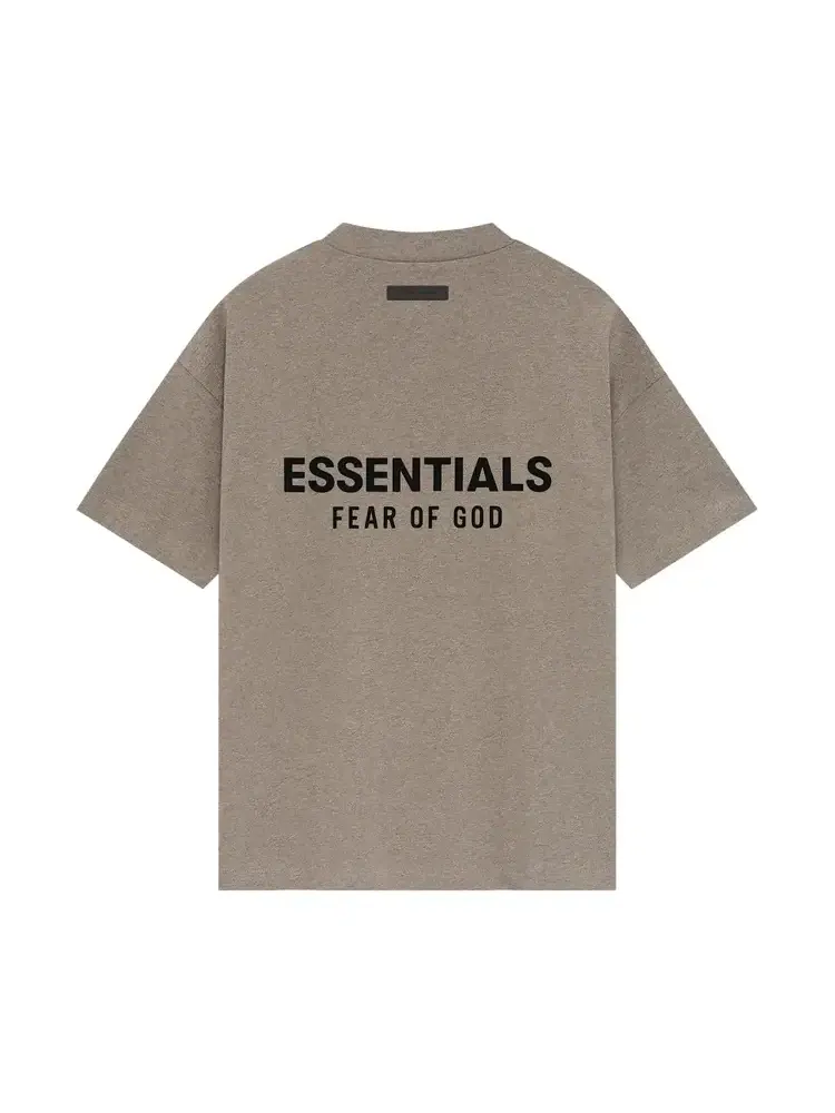 Классическая футболка с коротким рукавом Fear of God Essentials — изображение 2 из 2, серый