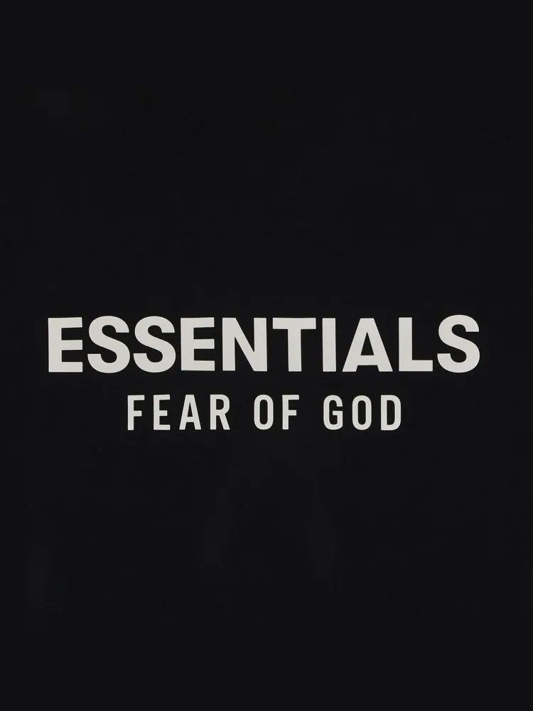 Футболка Fear of God Essentials Classic Fit T-Shirt 'Jet Black' — изображение 3 из 3, черный