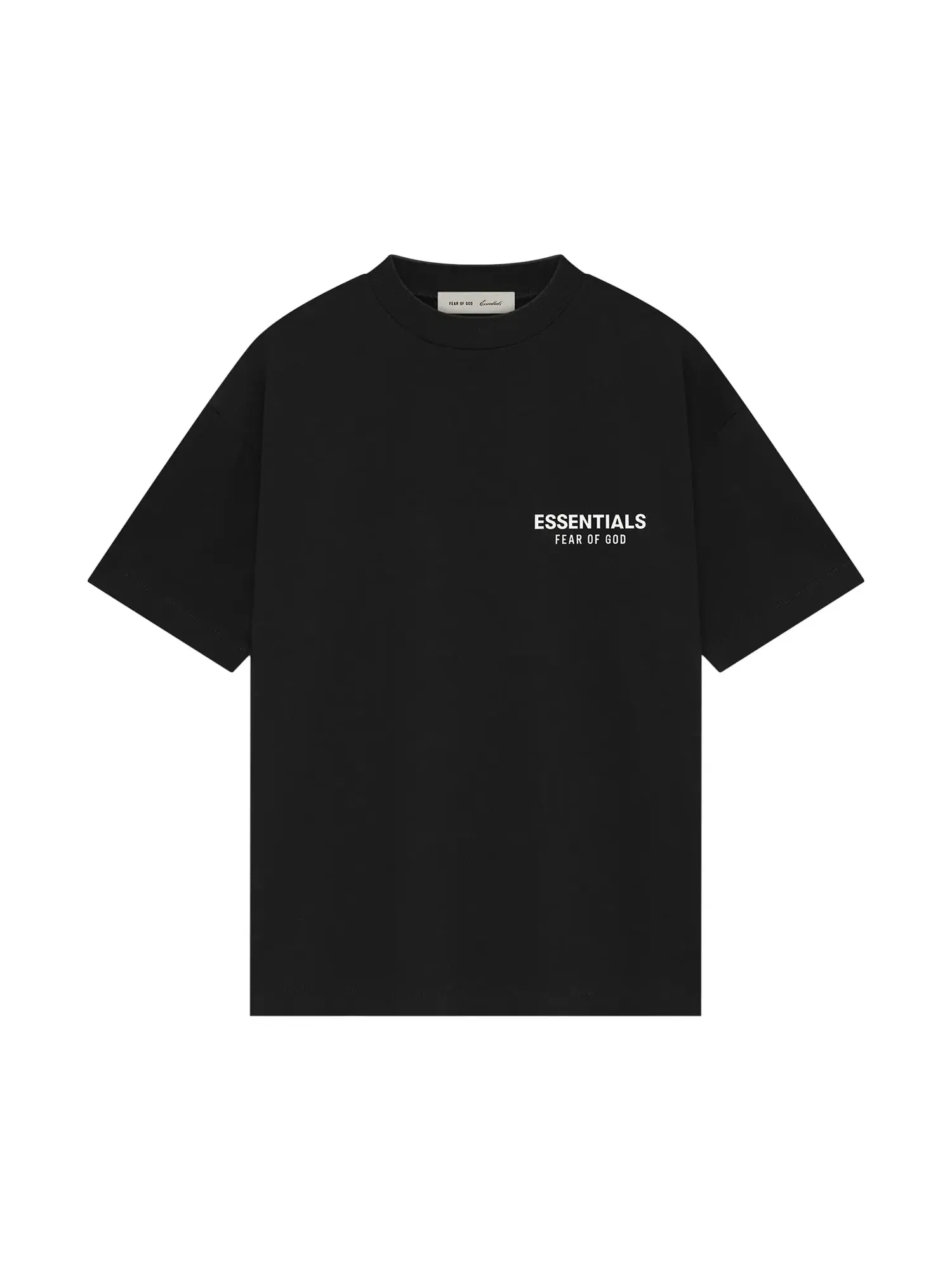 Футболка Fear of God Essentials Classic Tee — изображение 1 из 2, винтажный черный