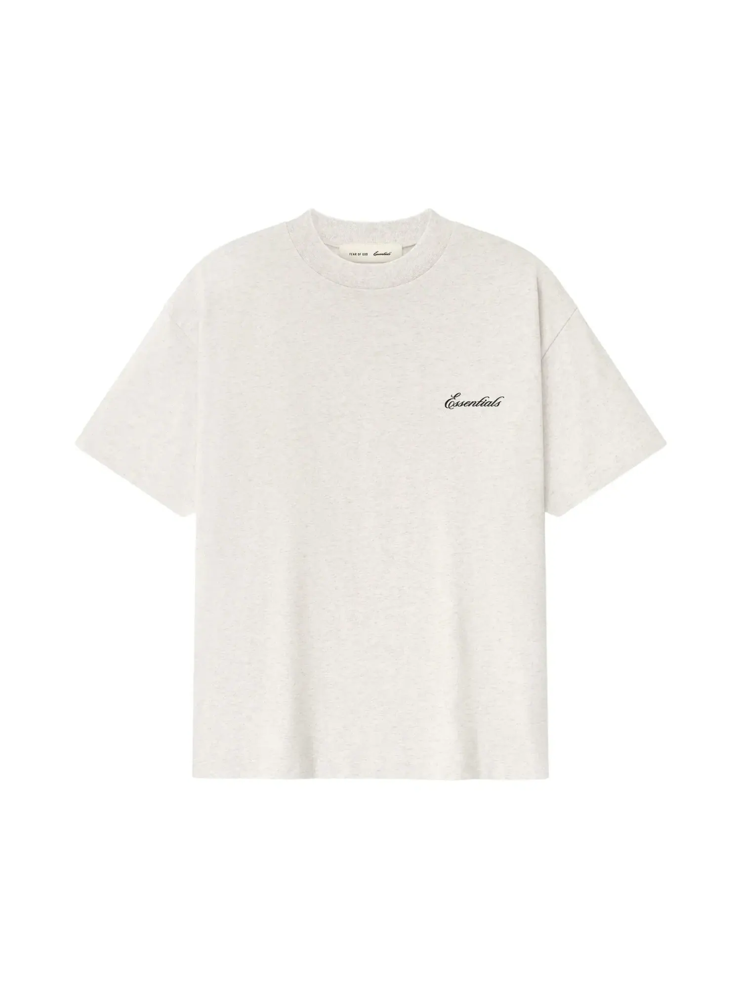 Классическая футболка Fear of God Essentials — изображение 1 из 2, овсяный