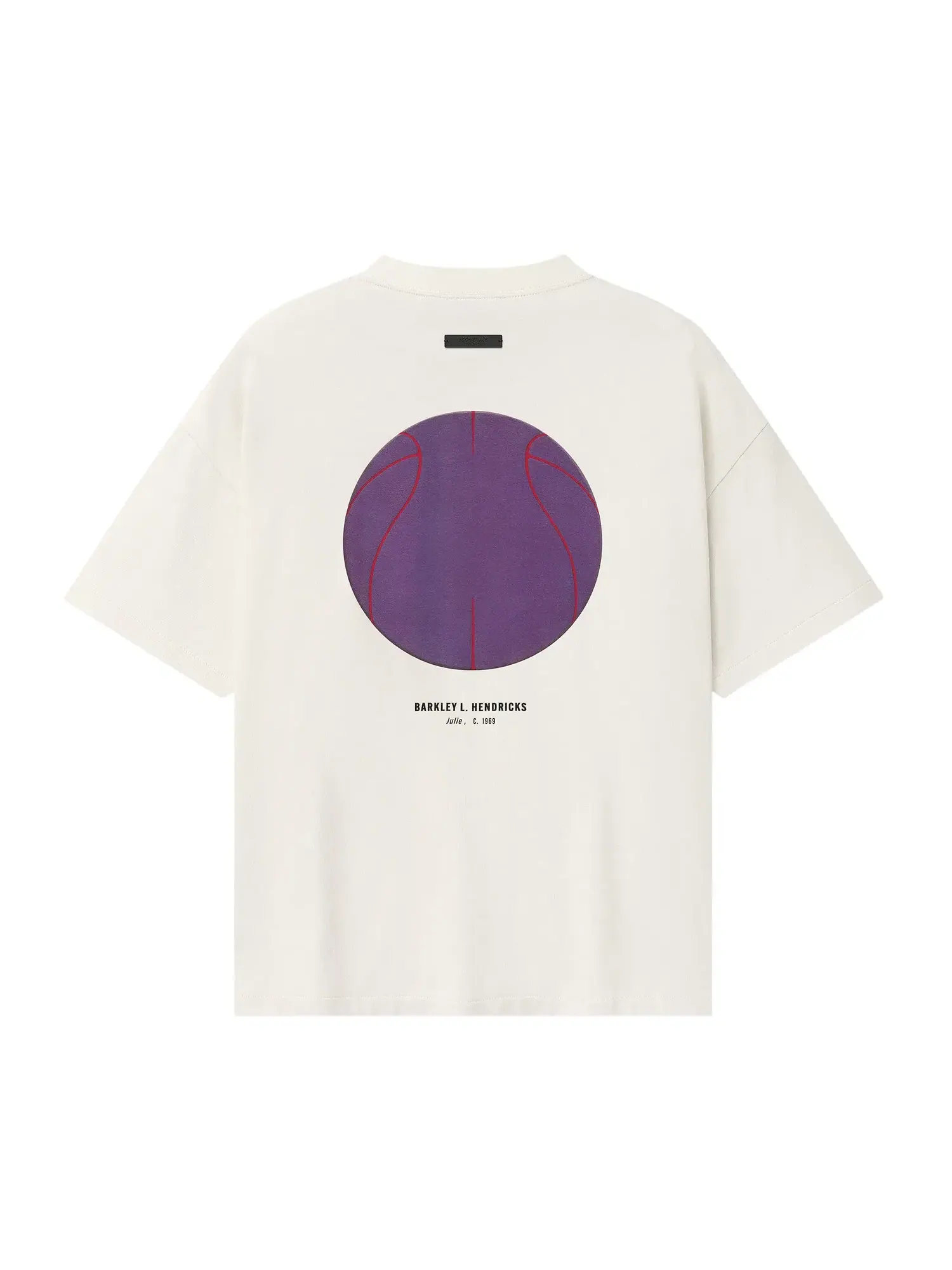 Футболка Fear of God Essentials Lakers x Barkley Hendricks 90s Tee — изображение 2 из 2, белый
