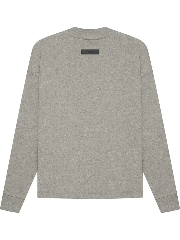 Лонгслив Fear of God Essentials Essentials Long-Sleeve Tee 'Dark Oatmeal' — изображение 2 из 2, серый