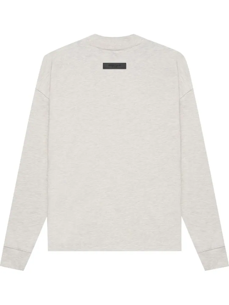 Лонгслив Fear of God Essentials Essentials Long-Sleeve Tee 'Light Oatmeal' — изображение 2 из 2, серый