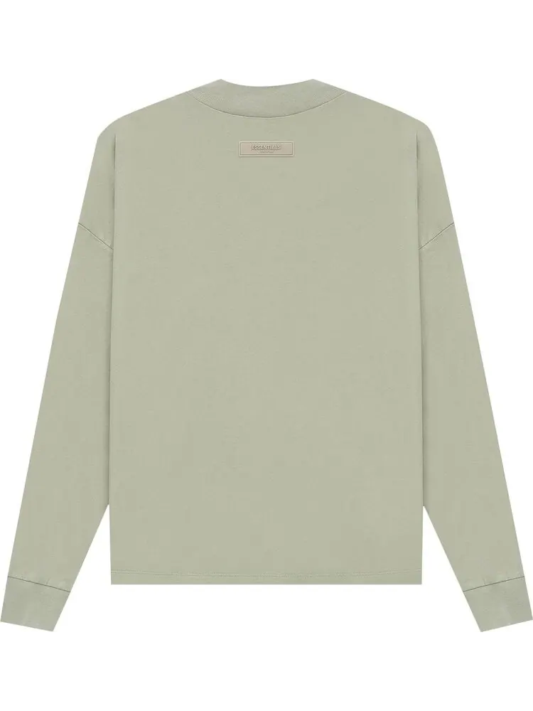 Лонгслив Fear of God Essentials Essentials Long-Sleeve Tee 'Sea Foam' — изображение 2 из 2, зеленый