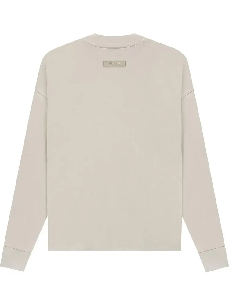 Лонгслив Fear of God Essentials Essentials Long-Sleeve Tee 'Wheat' — изображение 2 из 2, бежевый