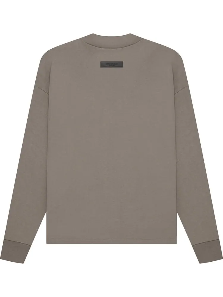 Лонгслив Fear of God Essentials Essentials Long-Sleeve Tee 'Desert Taupe' — изображение 2 из 2, серый