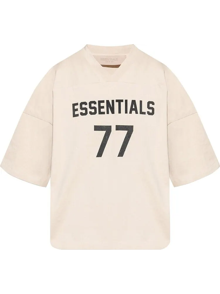 Футболка Fear of God Essentials Football Tee Wheat — изображение 1 из 1, пшеничный