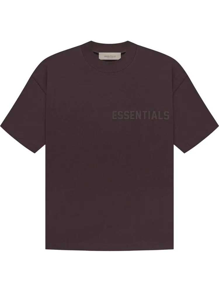 Футболка Fear of God Essentials Short-Sleeve, сливовый — изображение 1 из 2, сливавый