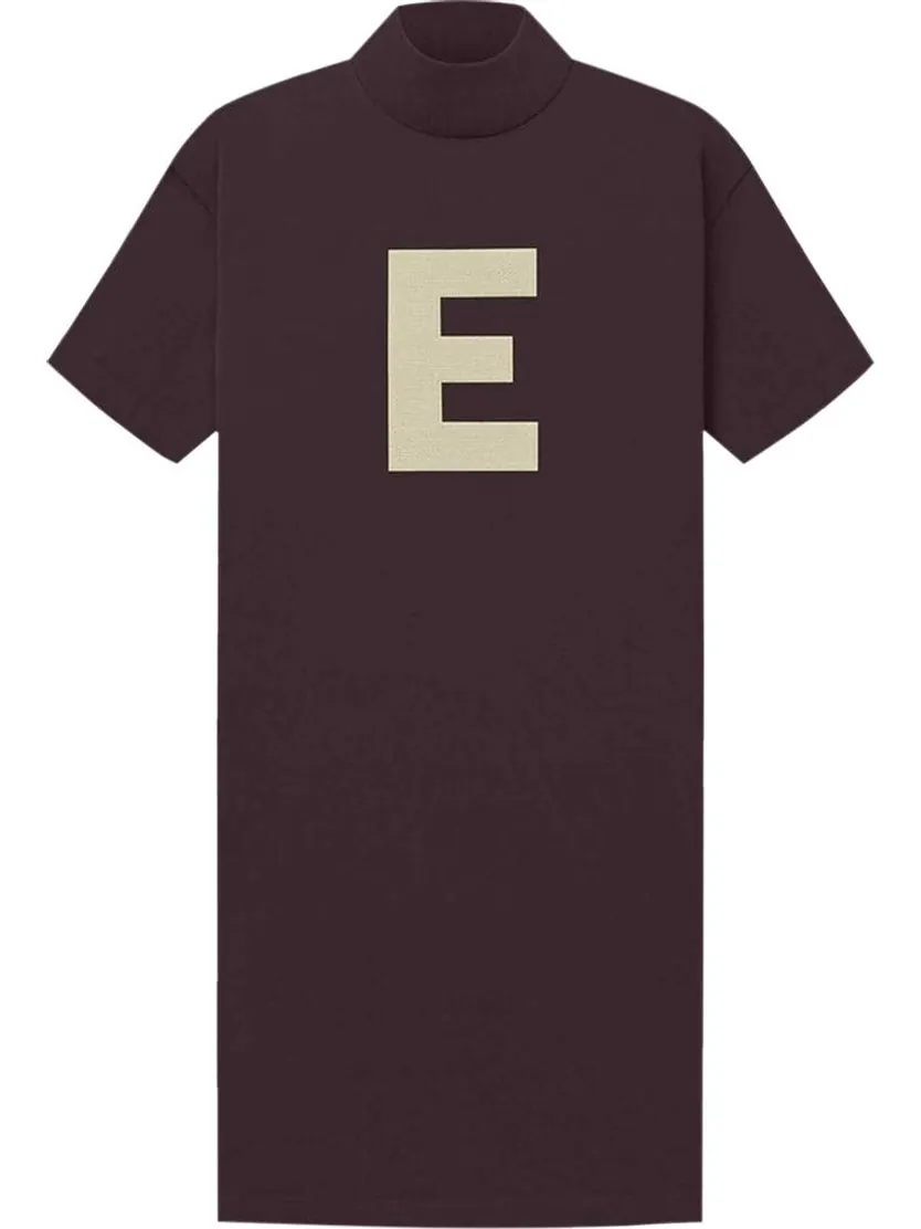 Футболка Fear of God Essentials 3/4 T-Shirt Dress 'Plum' — изображение 1 из 2, коричневый